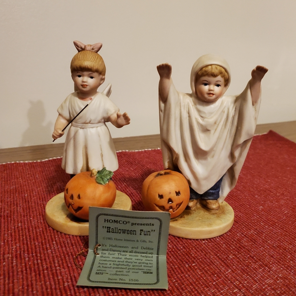 Denim Days by Homco 1985 "Halloween Fun" #1516